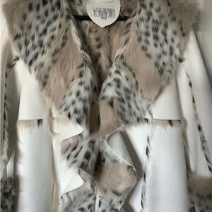 FabulousFurs full length Faux Fur Coat.  Women’s Size XL